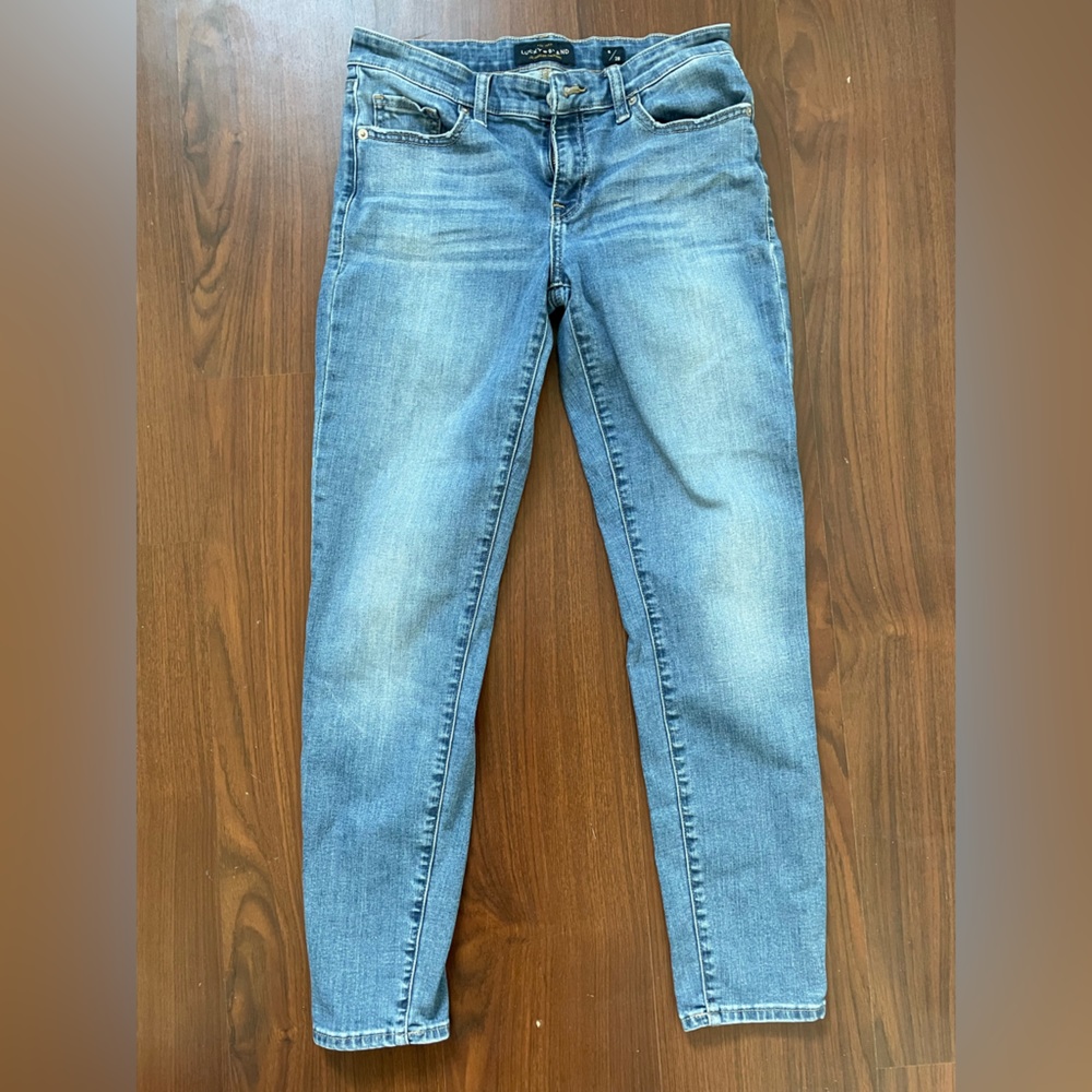 Mid rise lucky jeans